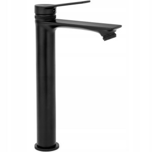 Bateria umywalkowa Rea Viral Black Kran 30 cm