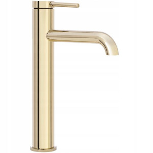 Bateria umywalkowa Spot Gold Wysoka Kran 28 cm Rea