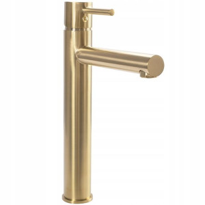 Bateria Umywalkowa Tess Gold Szczotkowana Rea 31,5