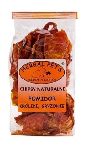 HERBAL PETS Chipsy naturalne Pomidor 40g - dla królików i gryzoni