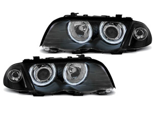 Lampy Bmw E46 Sedan 98-01r Białe Ringi Ccfl