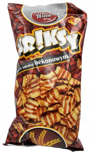 Kriksy chipsy o obniżonej zaw. soli Bekon 60g