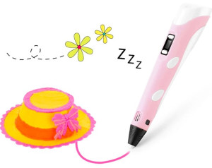 Długopis 3d Pen 2 Różowy + Wkłady Kolorowe
