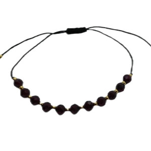 Bransoletka z naturalnego kamienia Granat