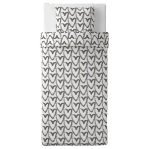 Komplet Pościeli 150x200/50x60 Lyktfibbla Ikea