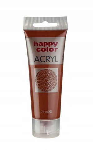 Farba akrylowa 75ml brązowa Happy Color