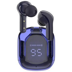 Acefast dokanałowe słuchawki bezprzewodowe TWS Bluetooth niebieski