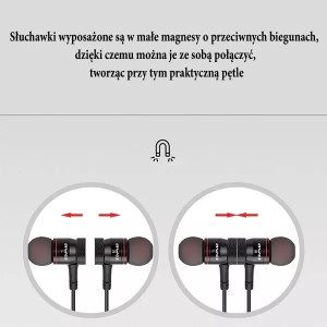 AWEI słuchawki sportowe Bluetooth G10BL-BK czarny/black Neckband