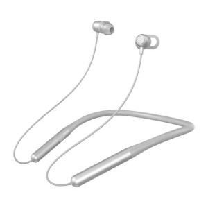 Dudao bezprzewodowe dokanałowe słuchawki sportowe Bluetooth srebrny