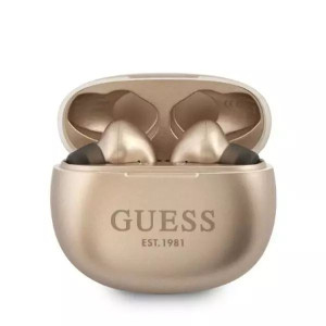 Guess słuchawki Bluetooth GUTWS1CGO TWS + stacja dokująca złoty/gold