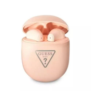 Guess słuchawki Bluetooth GUTWST82TRP TWS + stacja dokująca różowy/pink