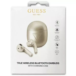 Guess słuchawki Bluetooth GUTWST82TRS TWS + stacja dokująca srebrny/silver