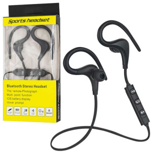 Słuchawki douszne bezprzewodowe Alogy Sports headset do biegania Czarne