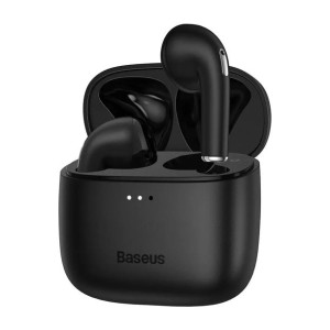 Słuchawki Baseus E8 bezprzewodowe Bluetooth 5.0 douszne wodoodporne czarny