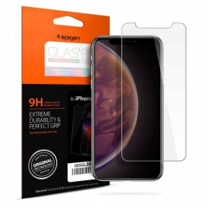 Szkło Hartowane Spigen Slim do iPhone 11 Pro/Xs/X