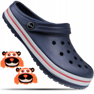 Klapki Dziecięce Kroksy Crocsy Basenowe 27 +gratis