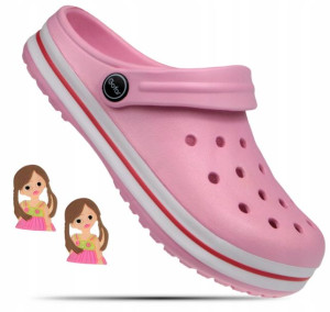 Klapki Dziecięce Kroksy Crocsy Basenowe 33 +gratis