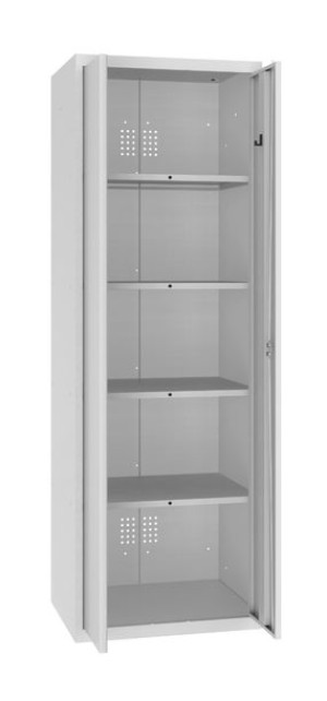 Metalowa szafa socjalno gospodarcza z półkami MSU 60 600mm
