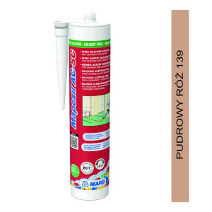 Silikon MAPEI MAPESIL AC-SC 310ml - 139 pudrowy róż