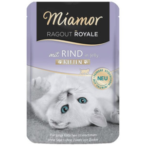 Miamor Royale Kitten - Karma Dla Kociąt Wołowina W Galarecie 100g