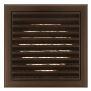 MW120AKBR Kratka 188x188 kołnierz 125 brązowa Vents
