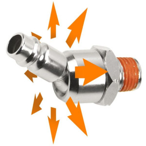 Wtyczka przegubowa wahliwa 1/4" Apach