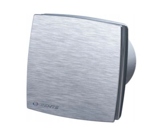 D150LDAOH Wentylator LDAO MODERN 150 TIMER + HIGROSTAT aluminium Vents