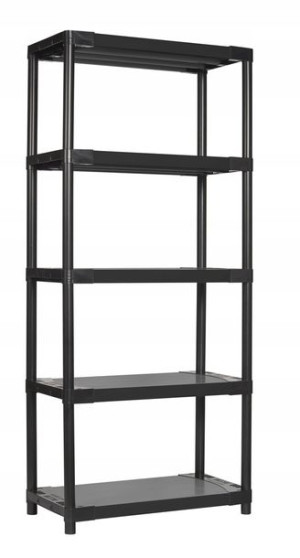Regał plastikowy Metalkas BASIC PLAST PLUS 60 kg/półka 185x85x40