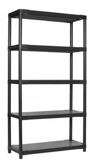 Regał plastikowy Metalkas BASIC PLAST PLUS 60 kg/półka 185x100x40