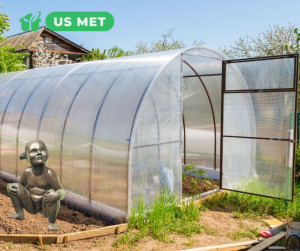 MOCNA szklarnia USMET 3x6m poliw. 6mm profil 40x20