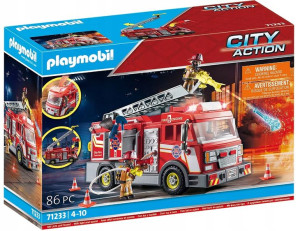 Playmobil Wóz Strażacki Światła Dźwięk 71233