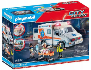 Playmobil Karetka Ambulans Światło Dźwięk 71232