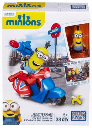 Mega Bloks Minions Klocki Ucieczka Skuterem Cnf52