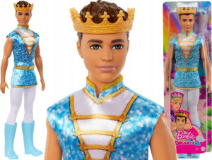 Barbie Lalka Królewski Ken Brunet Hlc22