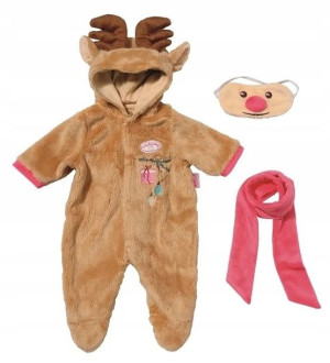 Baby Annabell Piżama Renifera Opaska 701157