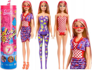 Barbie Color Reveal Słodkie Owoce Lalka Hjx49