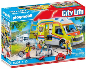Playmobil Karetka Pogotowia Światło Dźwięk 71202