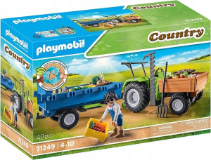 Playmobil Traktor Z Przyczepą 71249