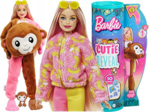 Barbie Cutie Reveal Dżungla Lalka Małpka Hkr01