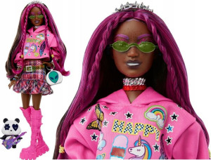 Barbie Extra Modna Lalka Ze Zwierzątkiem Hkp93