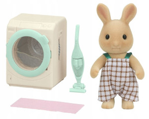 Sylvanian Families Tata Królików Z Pralką 5549