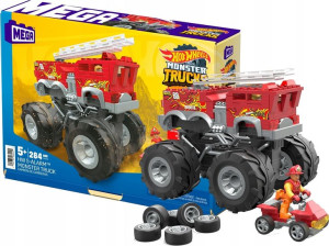 Mega Hot Wheels Monster Trucks 5 Alarm Łazik Hhd19