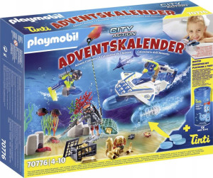 Playmobil Kalendarz Zabawa W Wodzie Policja 70776