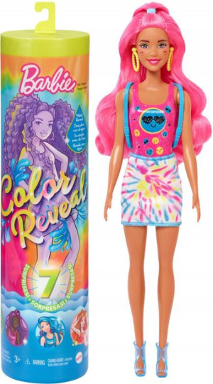 Barbie Color Reveal Neon Lalka Niespodzianka Hcc67