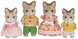 Sylvanian Families Rodzina Pręgowanych Kotków 5180