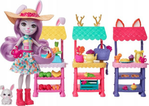 Enchantimals Targ Króliczków Z Lalką Hhc17
