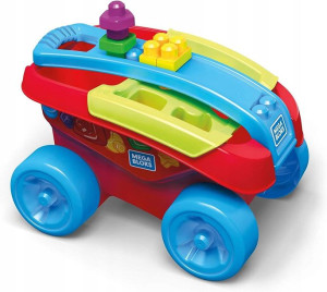 Mega Bloks First 2w1 Wózek Sorter Klocków Fvj47