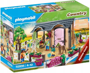 Playmobil Nauka Jazdy Konnej Z Boksami Koni 70995