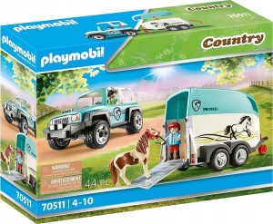 Playmobil Samochód Z Przyczepą Dla Kucyka 70511