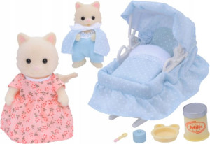 Sylvanian Families Noworodek Z Mamą Kotki 5433